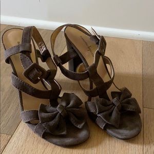 Nanette Lepore suede sandals